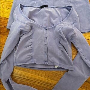 Urban Outfitters light Purple Bike Shorts Crop Style